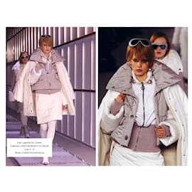 Chanel-Chanel 00a 2000 Fall runway Karl Lagerfeld skirt warm CC Sports Line-White