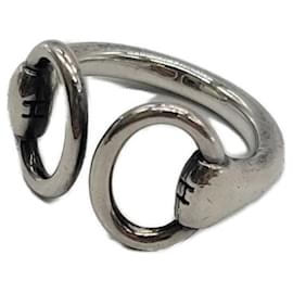 Hermès-***HERMES  Silver ring HERMES Nausicaa-Silvery