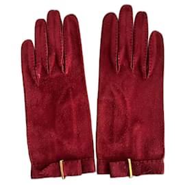 Hermès-Gloves-Red