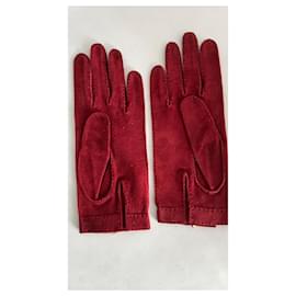 Hermès-Gloves-Red