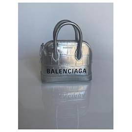 Balenciaga-Mini city-Silvery