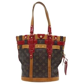 Louis Vuitton-LOUIS VUITTON Monogram Neo Bucket Tote Bag Red M95613 LV Auth 50719-Red,Monogram