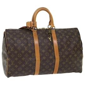 Louis Vuitton-Louis Vuitton-Monogramm Keepall 45 Boston Bag M.41428 LV Auth 49924-Monogramm