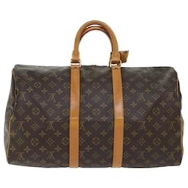Louis Vuitton-Louis Vuitton-Monogramm Keepall 45 Boston Bag M.41428 LV Auth 49924-Monogramm
