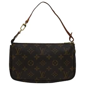 Louis Vuitton-LOUIS VUITTON Pochette con monogramma Accessoires Pouch M51980 LV Aut 50885-Monogramma