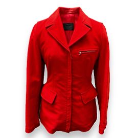 Prada Blazer Rojo de Algodón Talla M Roja