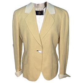 Fendi Craned Cool wool blazer beige size M Beige