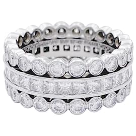 Cartier-Cartier ring, platinum, diamants.-Other