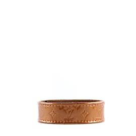 Louis Vuitton Marine Leather and Metal Gimme a Clue Bangle