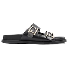 Fendi-Fendi Feel Black Leather EU 40 uk 7-Black