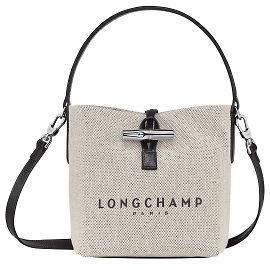Longchamp Sac seau S Roseau Essential Toile Beige