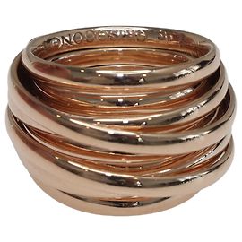 de Grisogono Rose Gold Alegra Dome Ring Golden