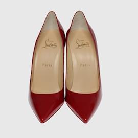 Christian Louboutin-Kate Rossa 100 Pompe a punta-Rosso