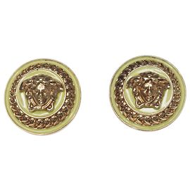 Versace Orecchini rotondi Medusa D'oro