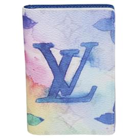 Brazza Wallet Limited Edition Monogram Ink Watercolor Leather