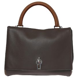 Moynat GREY/Brown Danse 2-WayTop Handle Bag Brown