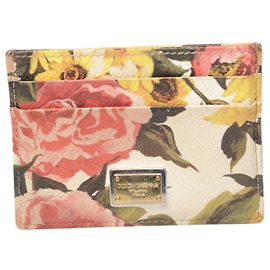 Dolce & Gabbana Tarjetero con estampado floral Otro