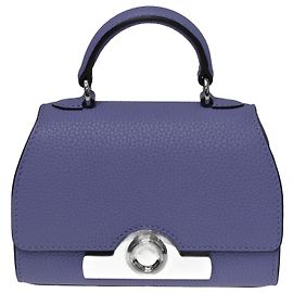 Moynat Bolsa com Alça Superior Nano Rejane Azul Azul