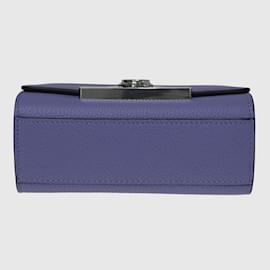 Moynat Blue Nano Rejane Top Handle Bag Leather ref.1035174 - Joli Closet