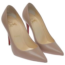 Christian Louboutin Escarpins So Kate nus Beige