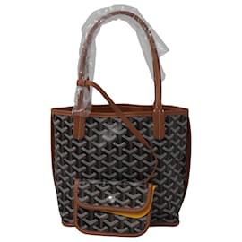 GOYARD Goyard Tote Black Brown Saint Louis PM Tote Bag Ladies Japan Used