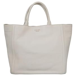 Prada-White Soft Tote Bag-White