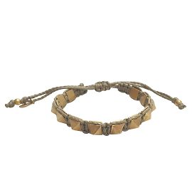 Valentino Pulseira Rockstud Corda Verde Oliva Verde