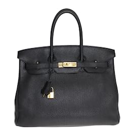 Hermès-Blue Ocean Birkin 35 W/ GHW-Blue