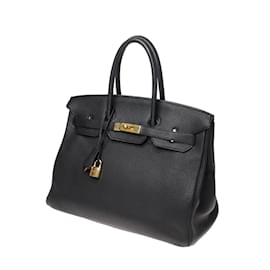 Hermès-Birkin bleu océan 35 W/ GHW-Bleu