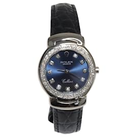 Rolex-Cellini Watch with Diamonds - 26mm-Golden
