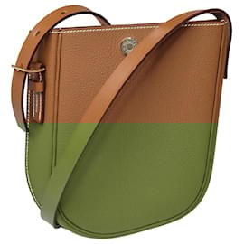 Hermès-Sac Cavaliere Perspective Doré 21-Doré
