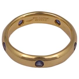Cartier-Gold Vintage Stella Sapphire Ring-Golden