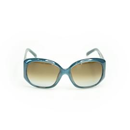 Fendi-Fendi Teal Blue Sunglasses-Blue
