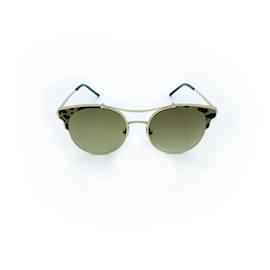 Jimmy Choo-Jimmy Choo Lue-Sonnenbrille mit Leopardenmuster-Andere