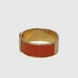 Hermès-Orange Clic Clac Bracelet-Orange