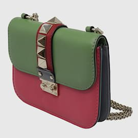 Valentino-Multicolor Small Glam Lock Crossbody Bag-Multiple colors