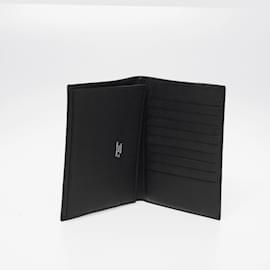 HERMES Clochette Unisex Calfskin Plain Leather Folding Wallet Card