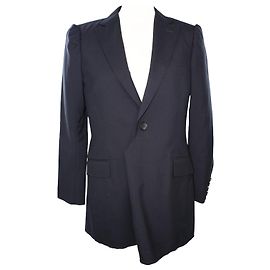 Junya Watanabe Blazer azul marinho acolchoado com costas abertas Azul