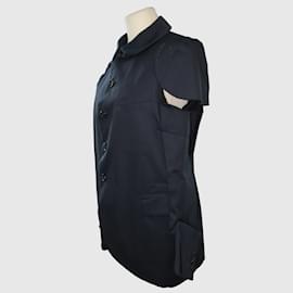 Comme Des Garcons-black short sleeve blazer-Black