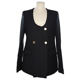 Bottega Veneta Black Pre Fall 2019 button blazer Black