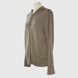 Ralph Lauren-Olive Green Full Zip Hooded Jacket-Green