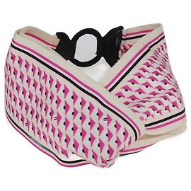 Fendi Diadema con logo FF triangular multicolor Multicolor