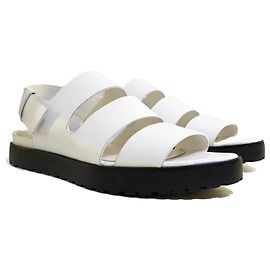 Alexander Wang 'Alisha' Leather White Sandals White