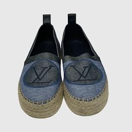 Louis Vuitton LV Cozy Line Mules Monogram Denim Shearling NIGO  Collaboration US5