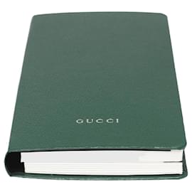 Gucci-Taccuino verde con/ Portacarte a fisarmonica-Verde