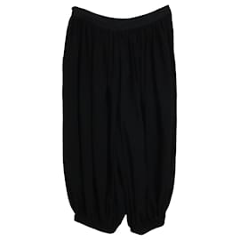 Loewe-Pantalón corto tipo globo negro-Negro