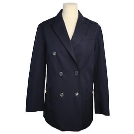 Valentino Marineblauer Knopfblazer Blau
