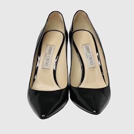 Jimmy Choo-Zapatos de tacón con punta en punta Romy negros-Negro