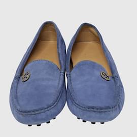 Gucci-Blue GG Interlocking Loafers-Blue