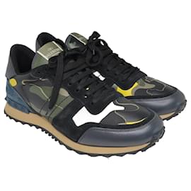 Valentino-Camouflage Rockrunner Sneakers-Other